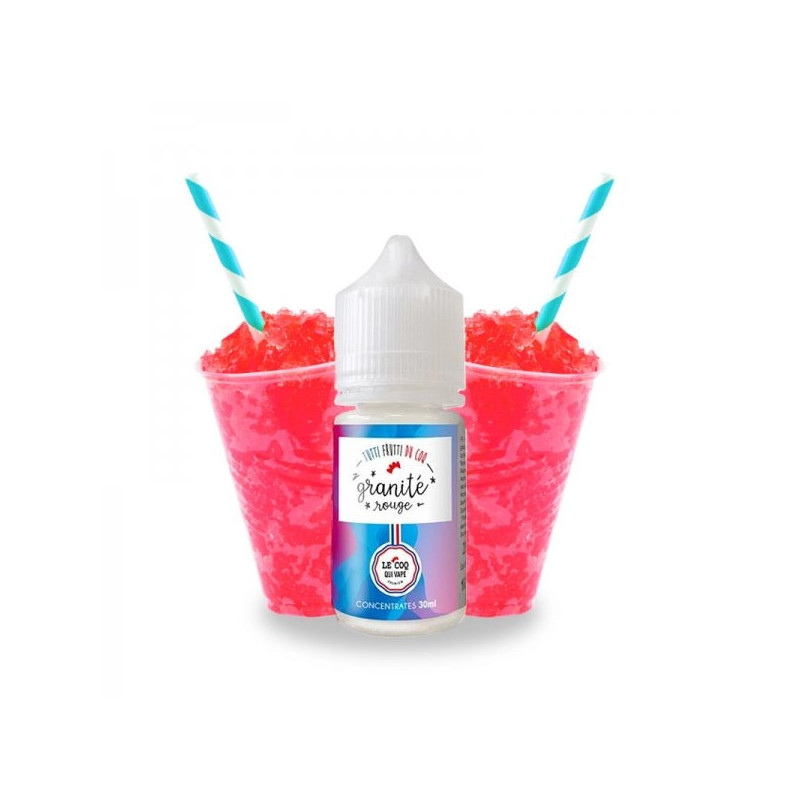 Concentré Granité rouge 30ml - Le Coq Qui Vape