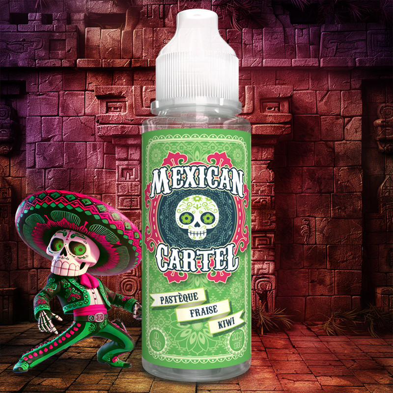 Pastèque Fraise Kiwi 100ml - Mexican Cartel Pastèque Fraise Kiwi 100ml - Mexican Cartel