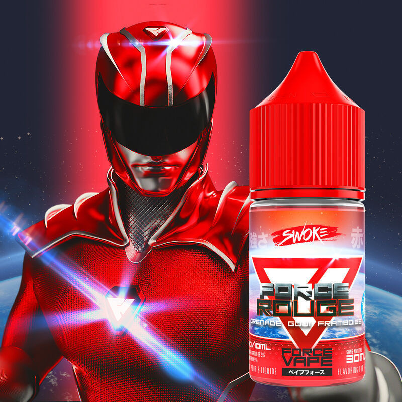 Concentré Force Rouge 30ml Force Vape - Swoke Concentré Force Rouge 30ml Force Vape - Swoke