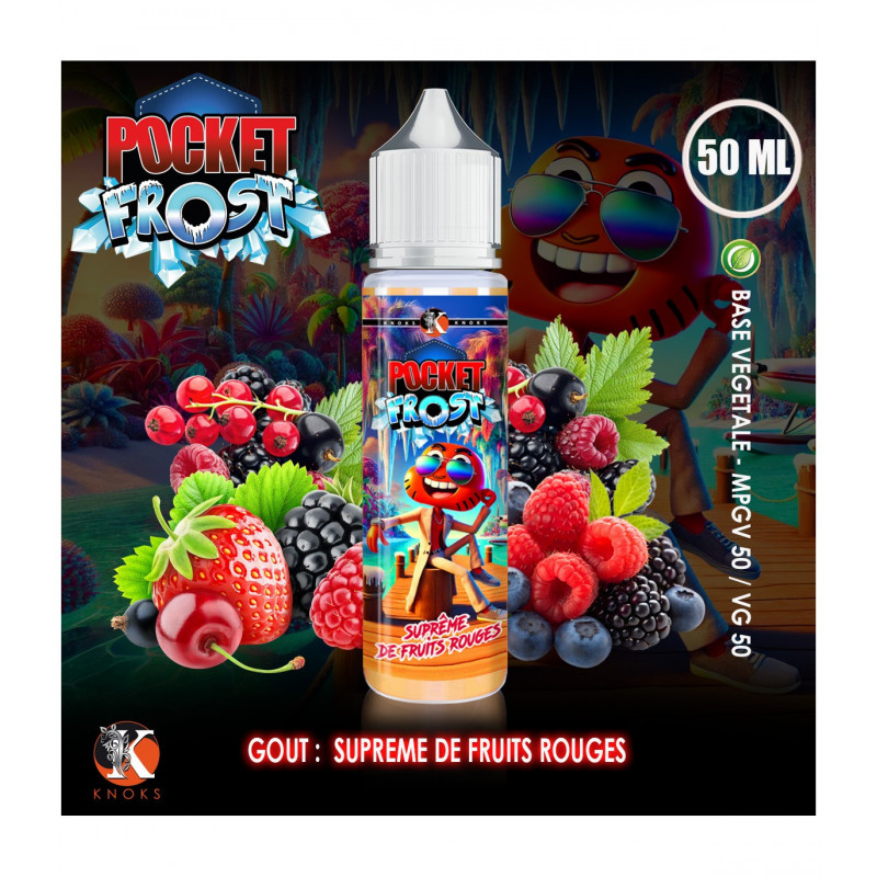 Knoks Pocket Frost 50 ml - Suprême de Fruits Rouges