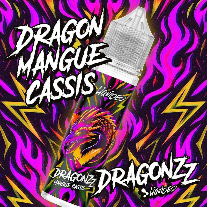DragonZZ - Mangue Cassis 50ml - Liquideo